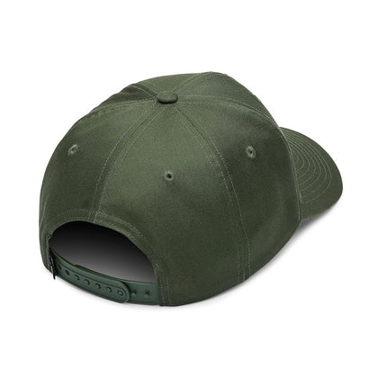 Volcom Men's Snapback Hat – Adjustable Flat Brim Cap with Logo Embroidery, Keoki Duffle Bag, One size
