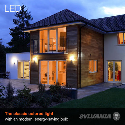 SYLVANIA LED Orange Glass Filament A19 Light Bulb, Efficient 4.5W, 40W Equivalent, Dimmable, E26 Medium Base - 1 Pack (40301)
