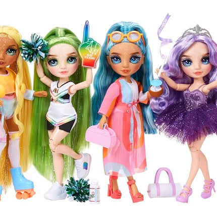 Rainbow High Fashion Pack Skate Social Theme includes 1 Full Skate Outfit, Roller Skate shoes, Jewelry and Play Accessories. Mix & Match to Create Tons of Fun. Kids Toy Gift Ages 4+