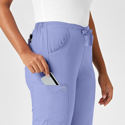 WonderWink 5255TCEILXLT W123 Women's Drawstring Pant, Ceil Blue, Tall-XL Size