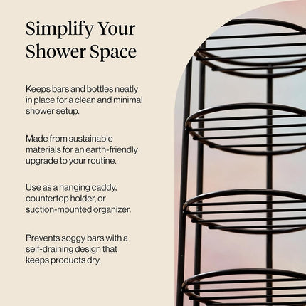 Kitsch Shower Caddy Hanging with Suction Cup