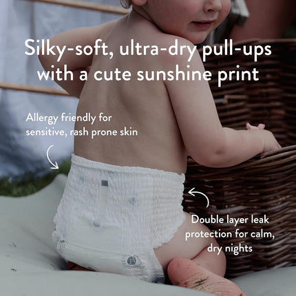 JOONYA Pull-Up Baby Nappy Pants, Size 5 XL (11-17 kg) - 6 Bags of 23 (138) - Non Toxic, Eco-Friendly, High Absorbency, Overnight Use, Ultra Slim & Soft - Made in Denmark