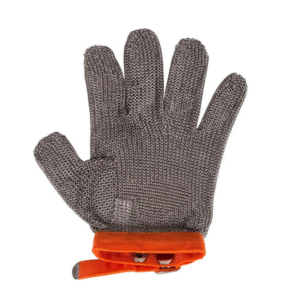 ThreeH Cut Resistant Gloves Stainless Steel Mesh Gloves for Butchers,Restaurant Work,Meat Processing,Slicing,Chopping GL08 XL(One piece)