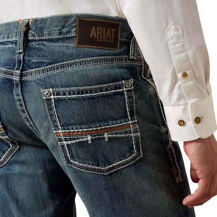 ARIAT Men's M4 Low Rise Boot Cut Jean, Durango, 36 W/30 L