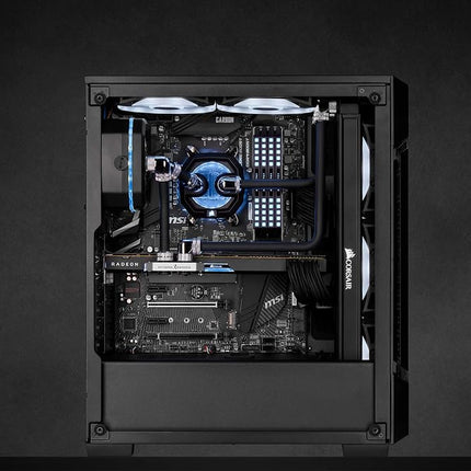CORSAIR Hydro X Series XT Hardline 12mm Tubing (Straight-Line PMMA Tubing, Resilient Construction, Easy to Cut) Satin Black