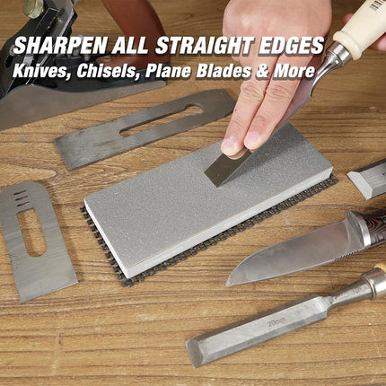 SHARPAL 168H Large 8" x 3" Dual-Grit Diamond Sharpening Stone