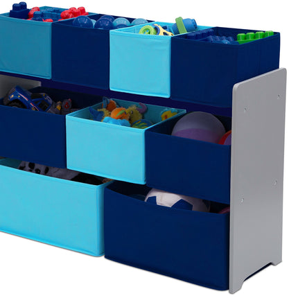 Delta Children Blue 9 Multi-Bin Storage Organiser