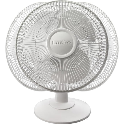 Ventilador de mesa Lasko de 3 velocidades y 12"-Blanco, 1, 2012