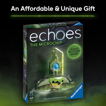 Ravensburger Echoes The Microchip - Immersive Audio Murder Mystery Party Game for Adults Age 14 Years Up - 1 to 6 Players