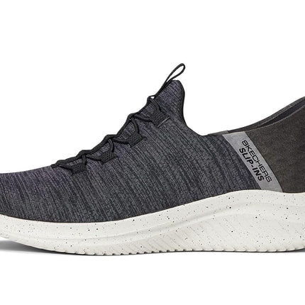 Skechers Men's Ultra Flex 3.0 Right Away Trainers, Black Mesh/Trim, 10 UK