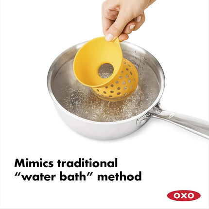 OXO 11207000 OXO GG Silicone Egg Poacher 2 Pack Quick Cooking, Yellow, One Size