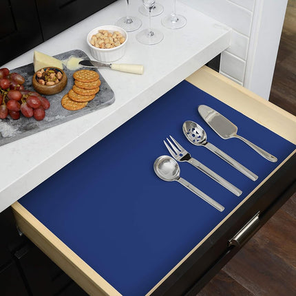 Con-Tact Brand Creative Covering, 09F-C9H13-12, Adhesive Vinyl Shelf Liner and Drawer Liner, Royal Blue, 18" x 9'