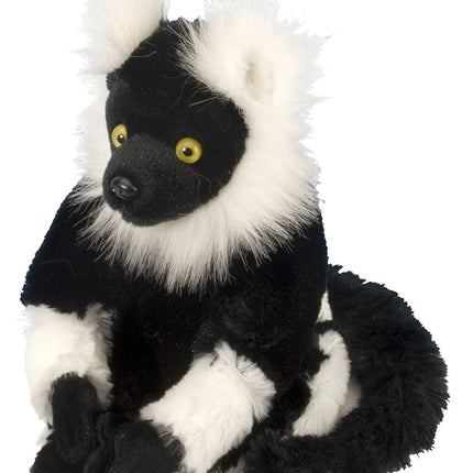 Wild Republic Black and White Lemur, Cuddlekins Mi