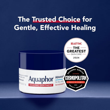 Aquaphor Advanced Therapy Healing Ointment Skin Protectant 0.25 Ounce Carded Pack (Pack of 6)