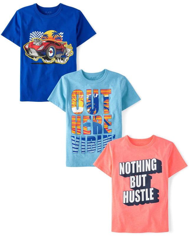 The Children's Place Boys' Gamer Short Sleeve Grap
