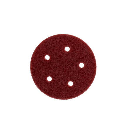 Scotch-Brite 77143-case Hookit 7447 PRO Disc, 6" x NH 6 HLS, A VFN, Aluminum Oxide, Maroon (Pack of 40)