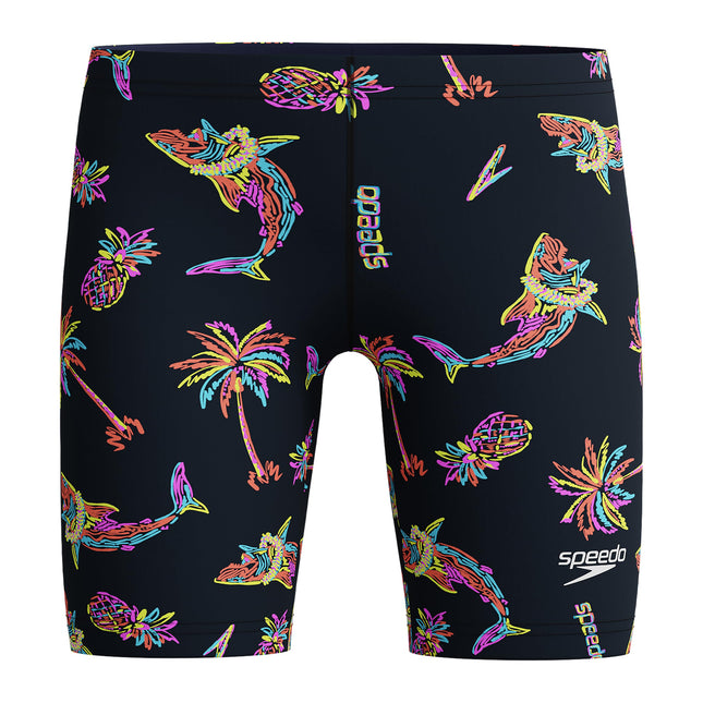 Speedo Boys' Swimsuit Jammer Begin to Swim Solid