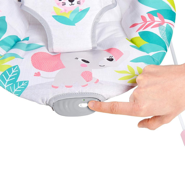 Bright Starts Safari Fun - Vibrating Bouncer with Toy bar