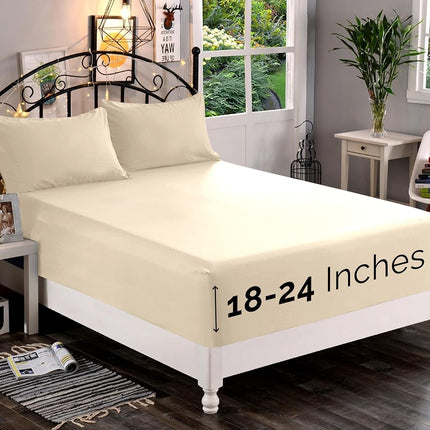 Elegant Comfort 1500 Premium Quality Fitted Sheet 