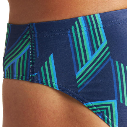 ARENA Calzoncillo de natación para hombre Puzzled Team Print MaxLife, bañador deportivo para entrenamiento profesional
