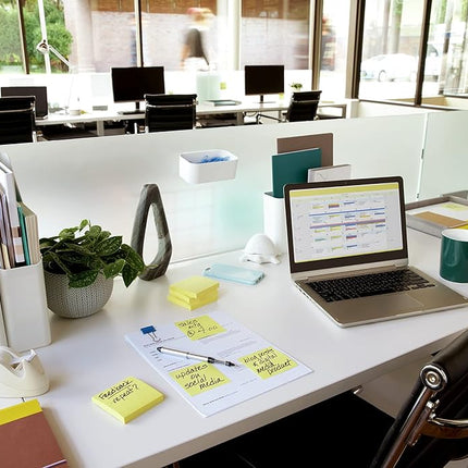 Post-it Notes, 3x3 in, 4 Pads, Canary Yellow, Clean Removal, Recyclable