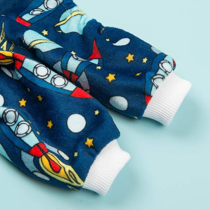 CuteBone Rocket Dog Pajamas Dog Apparel Dog Jumpsuit Pet Clothes Pajamas Puppy Clothes P16S-AU