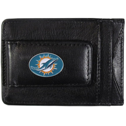Siskiyou Sports NFL Miami Dolphins Leather Money C