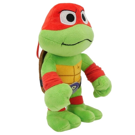 Teenage Mutant Ninja Turtles: Mutant Mayhem Raphael Plush Toy, 8 Inch Red Masked Soft Doll of TMNT Movie Hothead Muscle Fighter Raph , HRC79