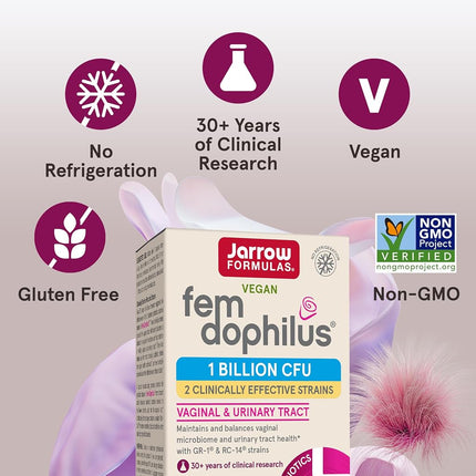 Women's Fem-Dophilus, 30 Veggie Caps - Jarrow Formulas (Shelf stable)