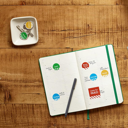 Avery Multiuse Removable 1" Round Labels with Sure Feed, 945 Small White Labels for Organization and Storage (6450)