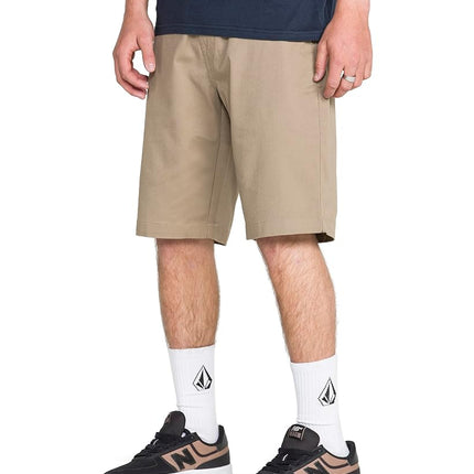 Volcom Men's Vmonty Stretch Chino Short, Khaki, 38