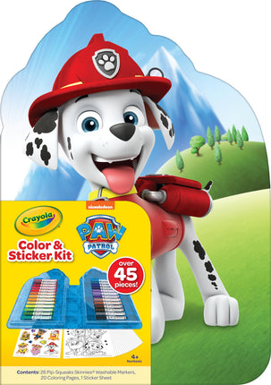 Crayola PAW Patrol Art Kit for Kids (45pcs), PAW P
