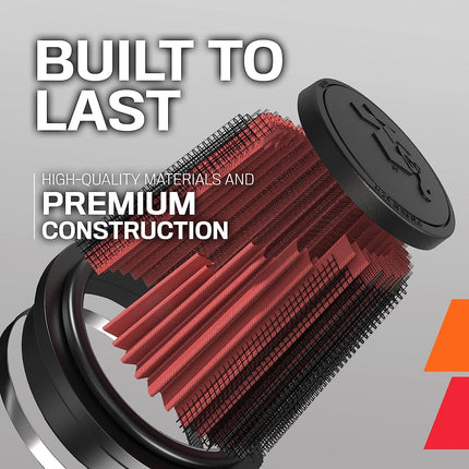 K&N Reverse Conical Universal Air Filter: High Performance, Premium, Replacement Filter: Flange Diameter: 3 In, Filter Height: 5 In, Flange Length: 1.75 In, Shape: Round Reverse Tapered, RR-3003