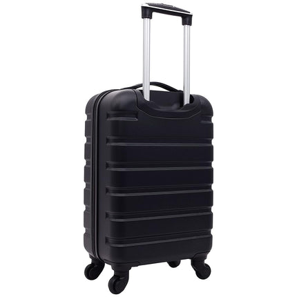 Wrangler Hardside Carry-on Spinner Luggage, Black, Carry-On 20-Inch, Hardside Carry-on Spinner Luggage
