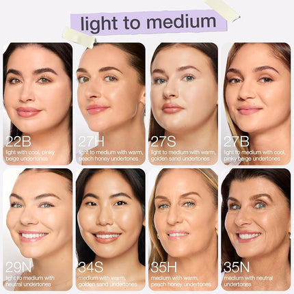 tarte shape tape blur concealer stick - Full Coverage Crease-Proof Makeup, Diamond-Shaped Precision Tip for Instant Eye Lift Effect, 50% Skin-loving Ingredients, Vegan & Cruelty-Free full size, 34S