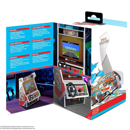 MyArcade DGUNL-7022 Racing Player Pole Position Portable Retro Arcade