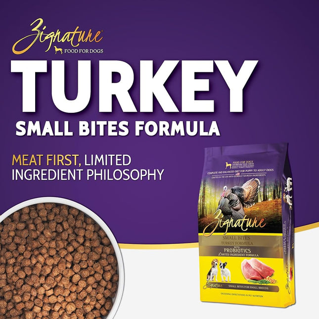Zignature Turkey Little Bites Dog Food Formula (4 lb.)