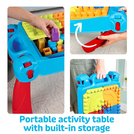 Mega Bloks First Builders Build 'n Learn Table - Amazon Exclusive