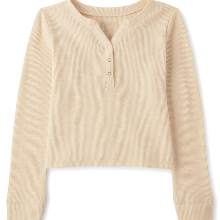 The Children's Place Girls' Basic Long Sleeve Ther