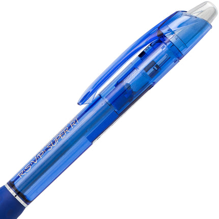 Stylo-bille rétractable Pentel RSVP Super RT, (1,0 mm) Pointe moyenne, encre bleue, paquet de 2 – BX480BP2C