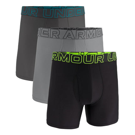 Under Armour Men's Tech Mesh 6-inch Boxerjock 2-Pack, Black Multi 3 Pack, 5X-Large
