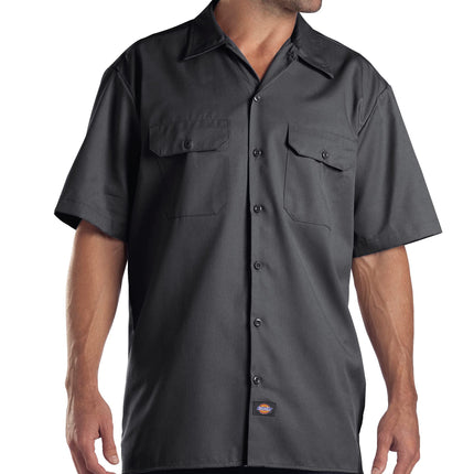 Dickies Men's Flex Slim Fit Short Sleeve Work Shir