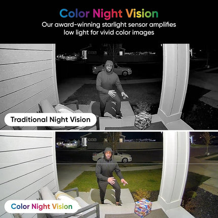 WYZE Video Doorbell v2, Wired, 2K Video, Two-Way Audio, Color Night Vision, Works with Existing Chime and IP65 Weather Resistant, Compatible with Alexa & Google Assistant, Black