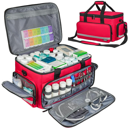 LEFOR·Z Medical Bag, Empty First Aid Storage Tote 