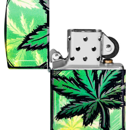 Zippo Throwback Pattern Design 540 Color Glow in The Dark Pocket Lighter