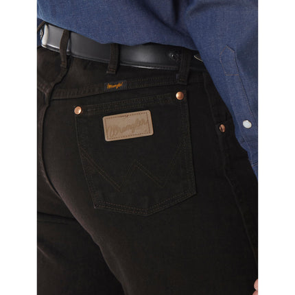 Wrangler Men's 13MWZ Cowboy Cut Original Fit Jean, Black Chocolate, 32W x 36L