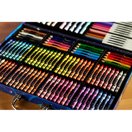 CRAYOLA Inspiration Art Case Coloring Set - Tie-Dye (140ct), Art Supplies Set For Kids, Drawing Kit, Travel Gift for Girls & Boys, Ages 5+