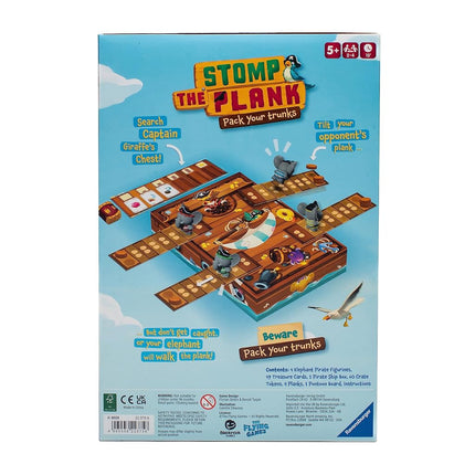 Stomp The Plank - Suspenseful Pirate Brain Game | Engaging Activity for Kids & Adults | Ideal Gift Option | Family Fun Guaranteed