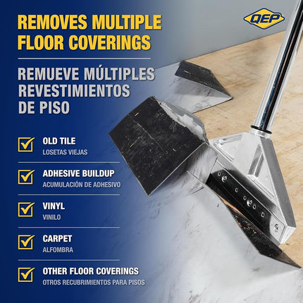 QEP 62904Q 8" Floor Scraper Replacement Blades 3 Count