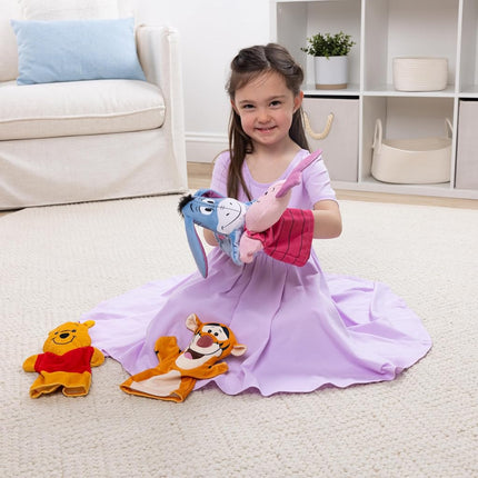 Melissa & Doug Winnie The Pooh Soft & Cuddly Hand Puppets Plush